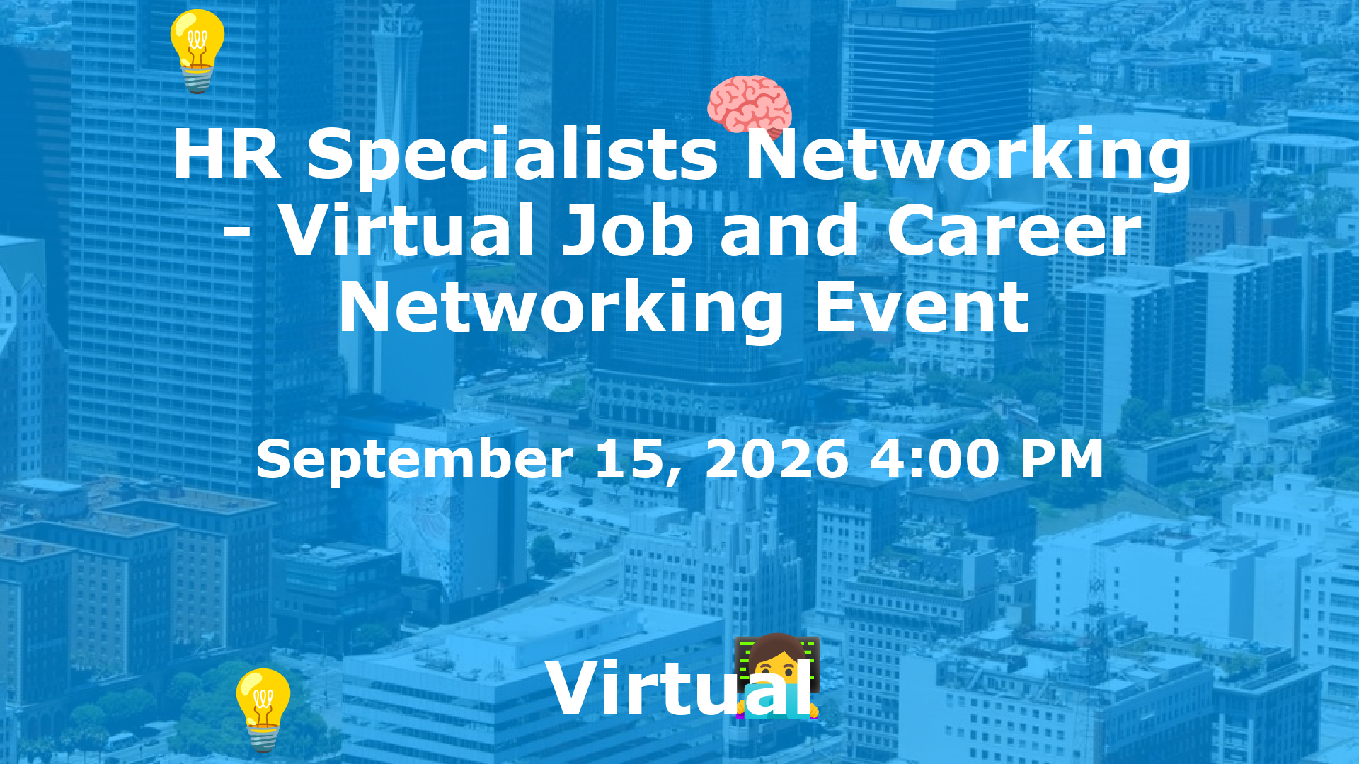HR Specialists Networking - Virtual Job and Career Networking Event event image